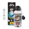 Metal water bottle, White, aluminum 500ml