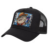 Trucker Hat with Mesh, Black, (COTTON, KIDS, UNISEX, ONE SIZE)