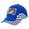 Adult Ultimate BLUE RACING Cap, (100% COTTON DRILL, ADULT, UNISEX, ONE SIZE)