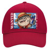 Adult Ultimate Hat RED, (100% COTTON DRILL, ADULT, UNISEX, ONE SIZE)