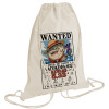 Backpack bag GYMBAG natural (28x40cm)
