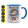 Mug colored blue, ceramic, 330ml