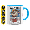 Mug colored light blue, ceramic, 330ml
