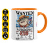Mug colored orange, ceramic, 330ml