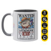 Mug colored grey, ceramic, 330ml