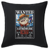 Sofa cushion black 50x50cm includes filling