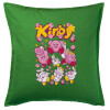 Sofa cushion Green 50x50cm includes filling