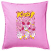Sofa cushion Pink 50x50cm includes filling