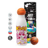 Bascetball Metal mug thermos, double wall, 550ml