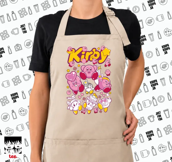 kirby — SAND Ποδιά μαγειρικής μακριά Σεφ ολόσωμη με τσέπες (ΕΝΗΛΙΚΩΝ, SAND, ONE SIZE)