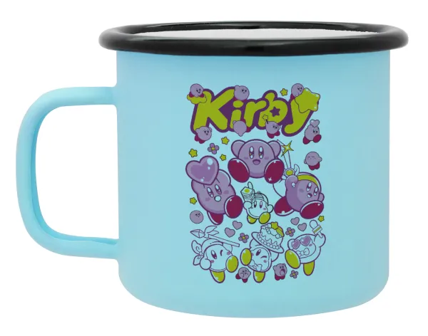 kirby — Κούπα Μεταλλική εμαγιέ ΜΑΤ σιέλ 360ml