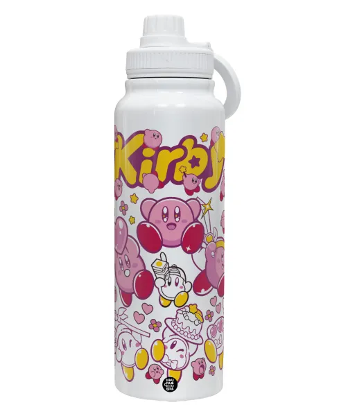 kirby — Θερμός 1L Ανοξείδωτο με Βάση Κινητού & Διπλά Τοιχώματα