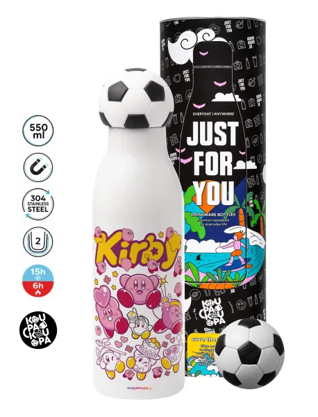 kirby — Soccer Metal mug thermos, double wall, 550ml