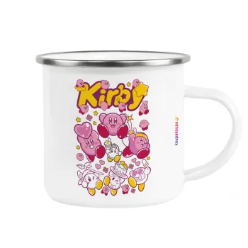 kirby, Κούπα Μεταλλική εμαγιέ λευκη 360ml