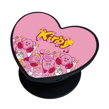 kirby, Phone Holders Stand  καρδιά Μαύρο Βάση Στήριξης Κινητού στο Χέρι