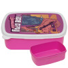 ΡΟΖ παιδικό δοχείο φαγητού (lunchbox) πλαστικό (BPA-FREE) Lunch Βox M18 x Π13 x Υ6cm
