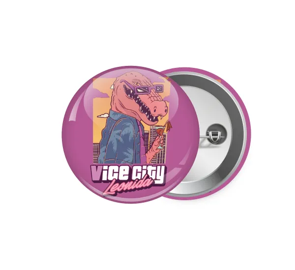 Vice City Leonida — Pin badge, 5.9cm