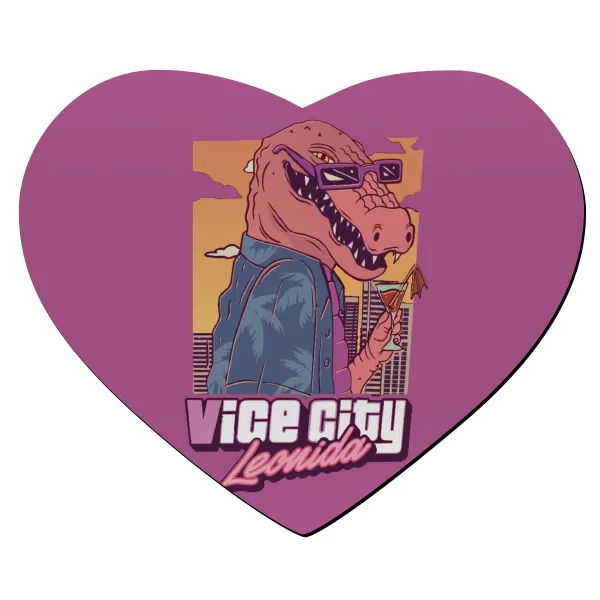 Vice City Leonida — Mousepad heart 23x20cm