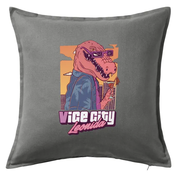 Vice City Leonida — Sofa cushion Grey 50x50cm includes filling