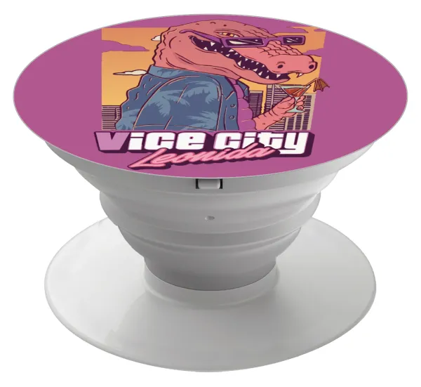 Vice City Leonida — Phone Holders Stand  White Hand-held Mobile Phone Holder