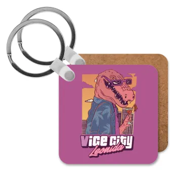 Vice City Leonida, Μπρελόκ Ξύλινο τετράγωνο MDF