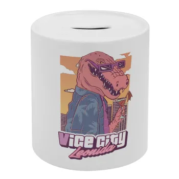 Vice City Leonida, Κουμπαράς πορσελάνης με τάπα