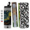 Πασχαλινή Λαμπάδα με Travel Tumbler θερμό (600ml, BPA free) & κερί αρωματικό πλακέ (30cm) (ΓΚΡΙ)