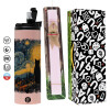 Πασχαλινή Λαμπάδα με  ΡΟΖ Travel Tumbler θερμό (600ml, BPA free) & κερί αρωματικό πλακέ (30cm) (ΡΟΖ)