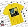 Κίτρινο Άνετο παιδικό T-Shirt από 100% βαμβάκι, για κάθε μέρα. Vegan & OEKO-TEX πιστοποιημένο.