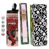 Πασχαλινή Λαμπάδα με  ΡΟΖ Travel Tumbler θερμό (600ml, BPA free) & κερί αρωματικό πλακέ (30cm) (ΡΟΖ)