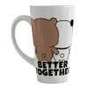 Κούπα κωνική Latte Μεγάλη, κεραμική, 450ml