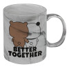 Mug ceramic marble style, 330ml