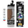Tumbler ποτήρι θερμό ΓΚΡΙ από ανοξείδωτο ατσάλι 600ml