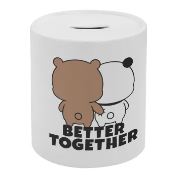 Bubu & Dudu Better together, Κουμπαράς πορσελάνης με τάπα