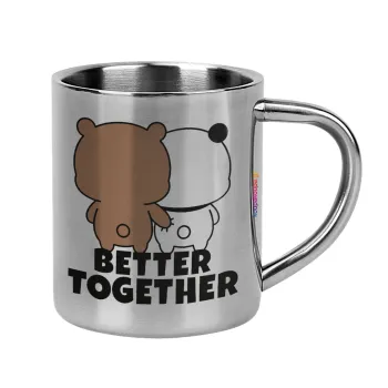 Bubu & Dudu Better together, Mug Stainless steel double wall 300ml