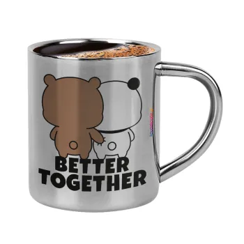 Bubu & Dudu Better together, Κουπάκι μεταλλικό διπλού τοιχώματος για espresso (220ml)