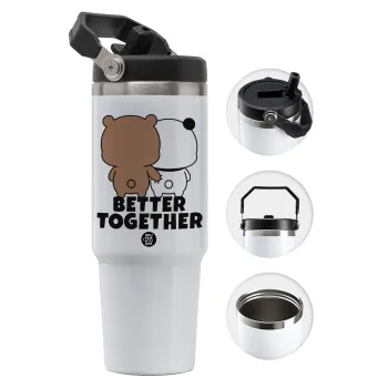 Bubu & Dudu Better together, Θερμός Ανοξείδωτο 30oz με χερούλι