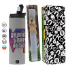 Πασχαλινή Λαμπάδα με Travel Tumbler θερμό (600ml, BPA free) & κερί αρωματικό πλακέ (30cm) (ΓΚΡΙ)