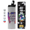 Tumbler ποτήρι θερμό ΓΚΡΙ από ανοξείδωτο ατσάλι 600ml