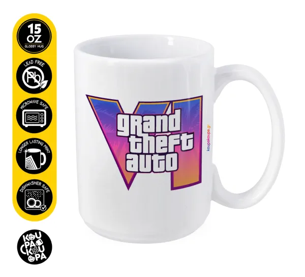 GTA VI — Mega mug, ceramic, 450ml