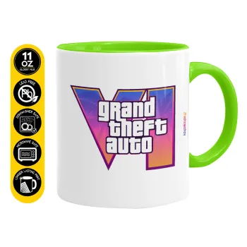 GTA VI, Κούπα χρωματιστή βεραμάν, κεραμική, 330ml