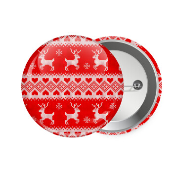 Χριστουγεννιάτικο πλεκτό ελάφια, Κονκάρδα παραμάνα 7.5cm