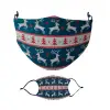Μάσκα υφασμάτινη Ενηλίκων πολλαπλών στρώσεων με υποδοχή φίλτρου