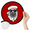 Santa wear mask, Βεντάλια υφασμάτινη αναδιπλούμενη με θήκη (20cm)