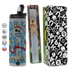 Πασχαλινή Λαμπάδα με Travel Tumbler θερμό (600ml, BPA free) & κερί αρωματικό πλακέ (30cm) (ΓΚΡΙ)