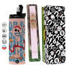 Πασχαλινή Λαμπάδα με  ΡΟΖ Travel Tumbler θερμό (600ml, BPA free) & κερί αρωματικό πλακέ (30cm) (ΡΟΖ)