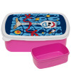 ΡΟΖ παιδικό δοχείο φαγητού (lunchbox) πλαστικό (BPA-FREE) Lunch Βox M18 x Π13 x Υ6cm