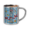 Double-wall metal cup for espresso (220ml)