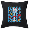 Sofa cushion black 50x50cm includes filling