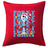 Sofa cushion RED 50x50cm includes filling